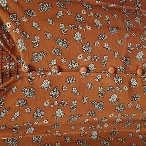 rose + olive • boho top | M